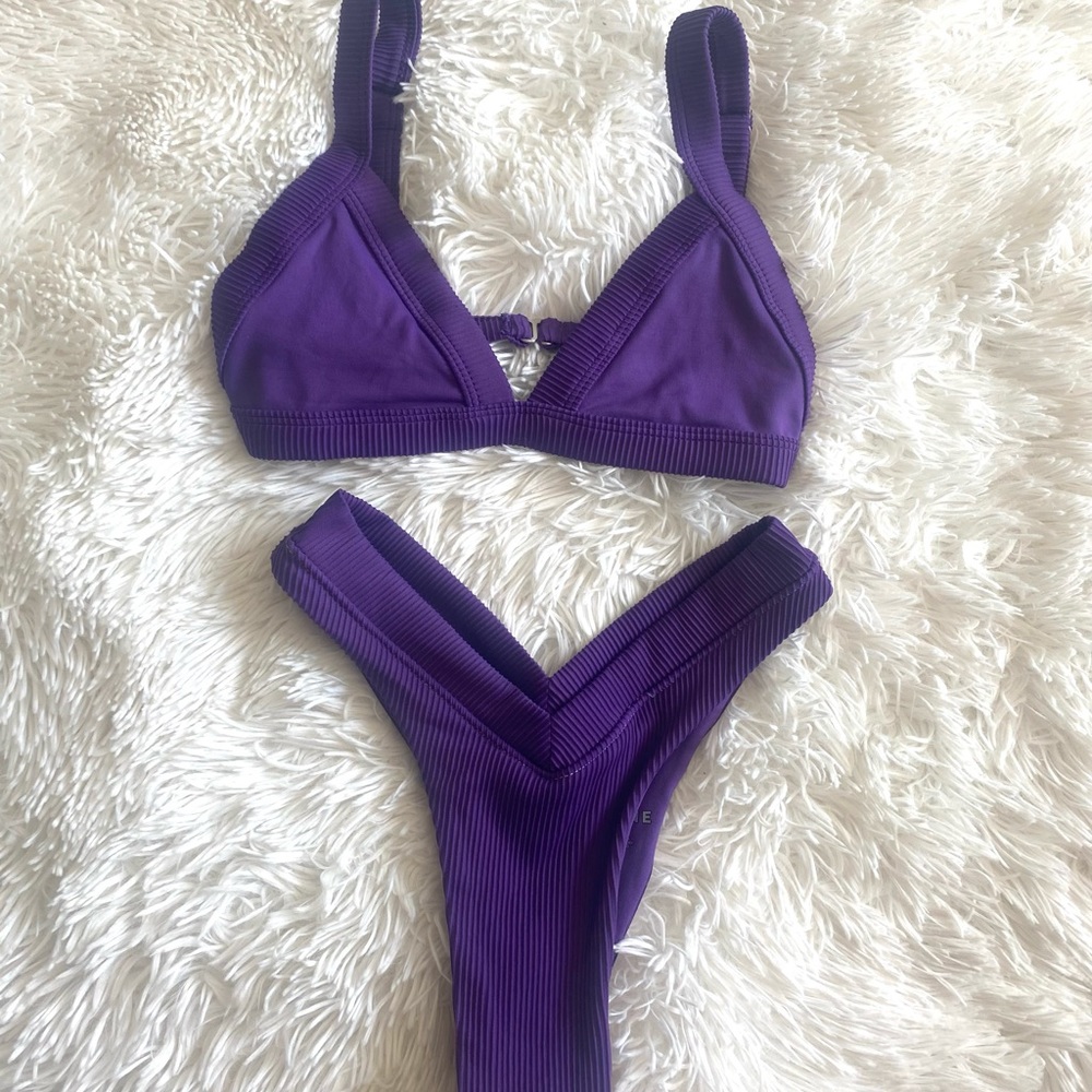 One One Purple Dyed Bikini